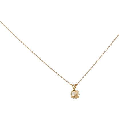 9ct yellow gold chain and pendant 1.5g (sh26817b)