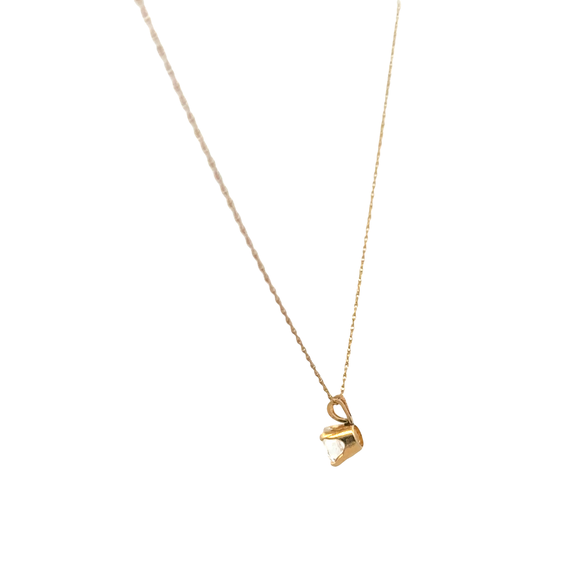 9ct yellow gold chain and pendant 1.5g (sh26817b)
