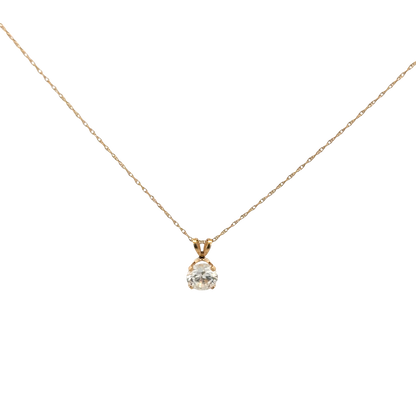 9ct yellow gold chain and pendant 1.5g (sh26817b)