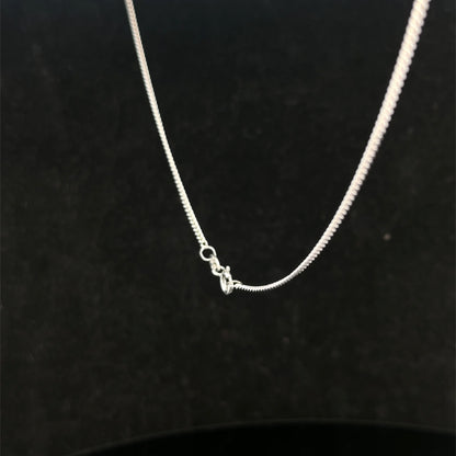 9ct white gold chain 3.4g (sh26530b)