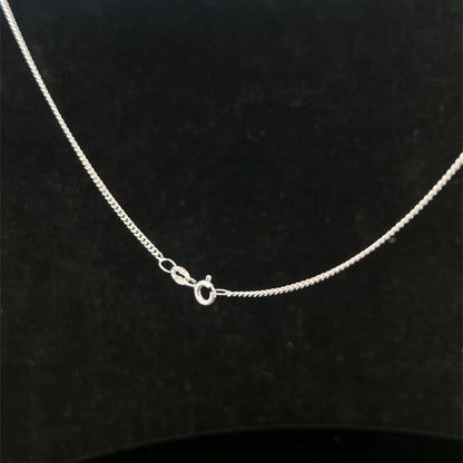 9ct white gold chain 3.4g (sh26530b)