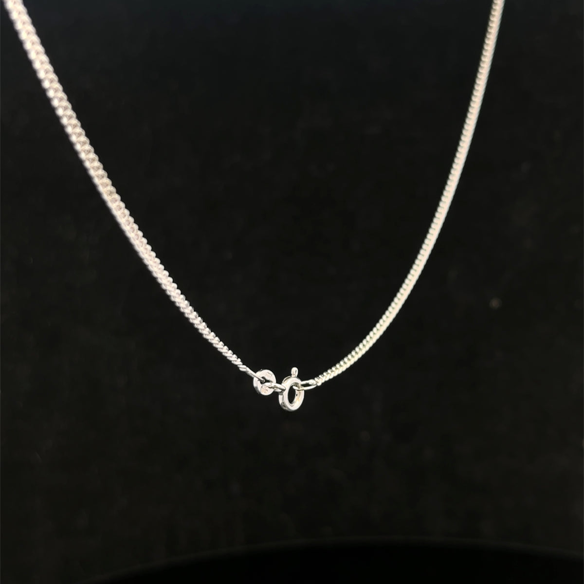 9ct white gold chain 3.4g (sh26530b)