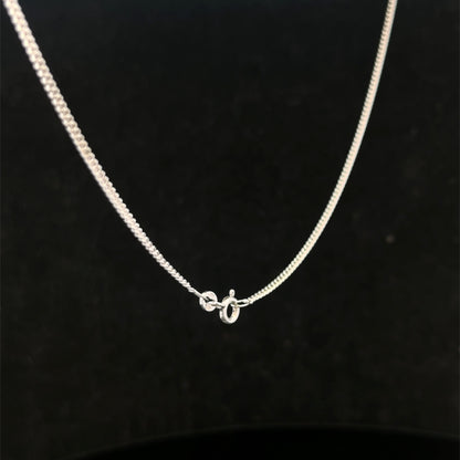 9ct white gold chain 3.4g (sh26530b)