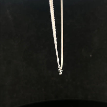 9ct white gold chain 3.4g (sh26530b)