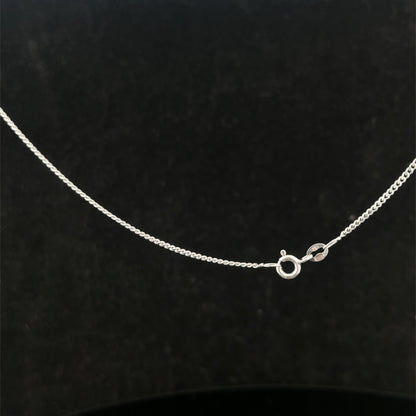9ct white gold chain 3.4g (sh26530b)