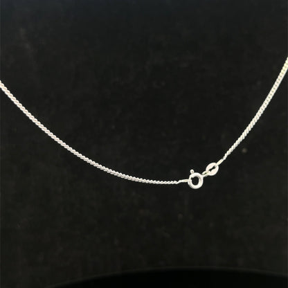 9ct white gold chain 3.4g (sh26530b)