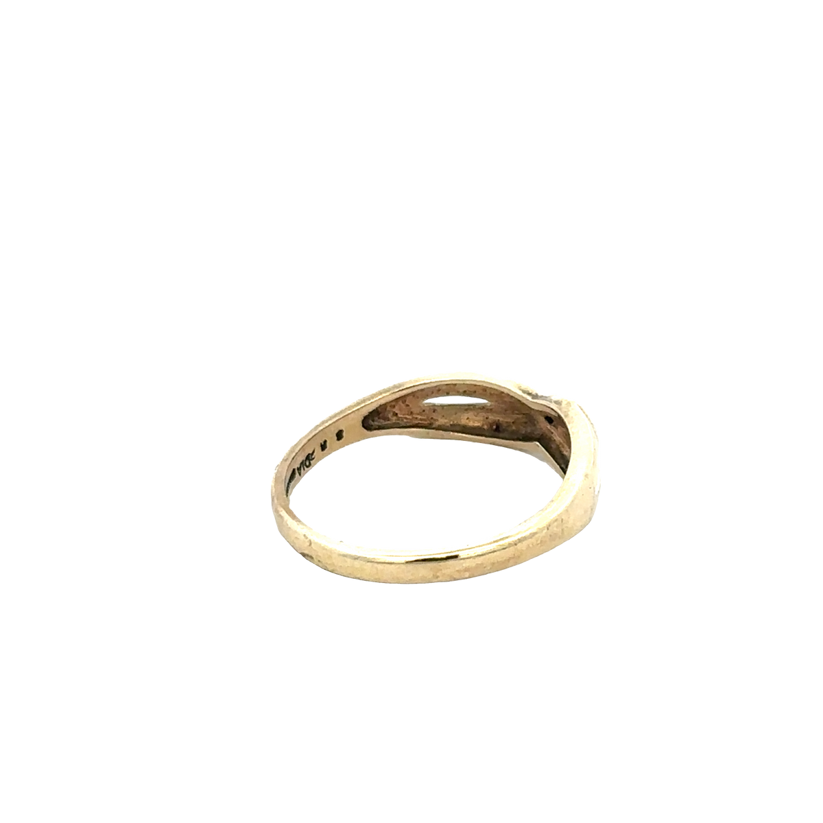 9ct yellow gold ring size O (sh25890l)