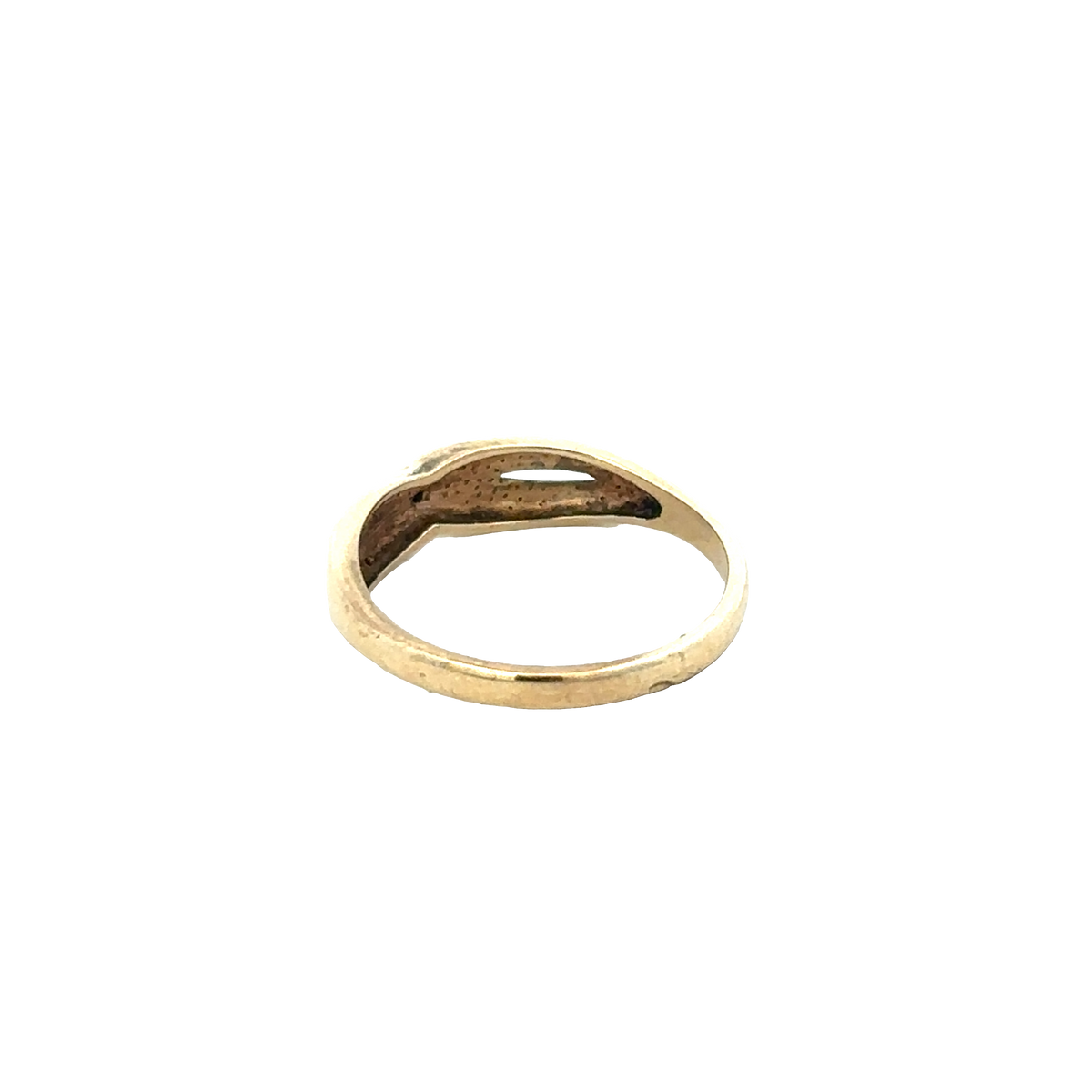 9ct yellow gold ring size O (sh25890l)
