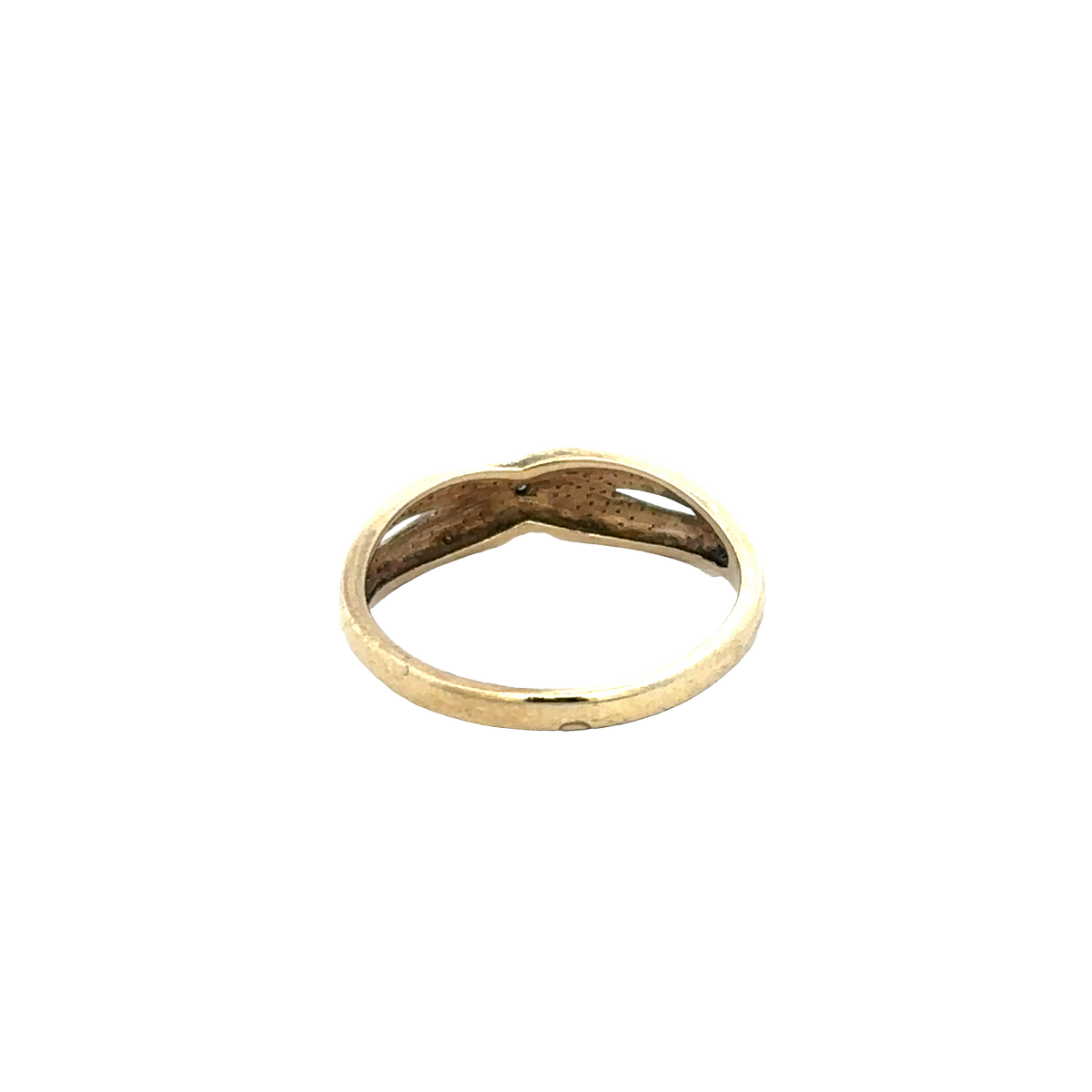 9ct yellow gold ring size O (sh25890l)
