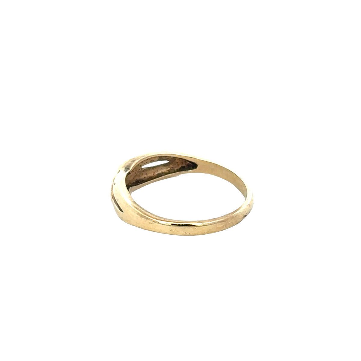 9ct yellow gold ring size O (sh25890l)