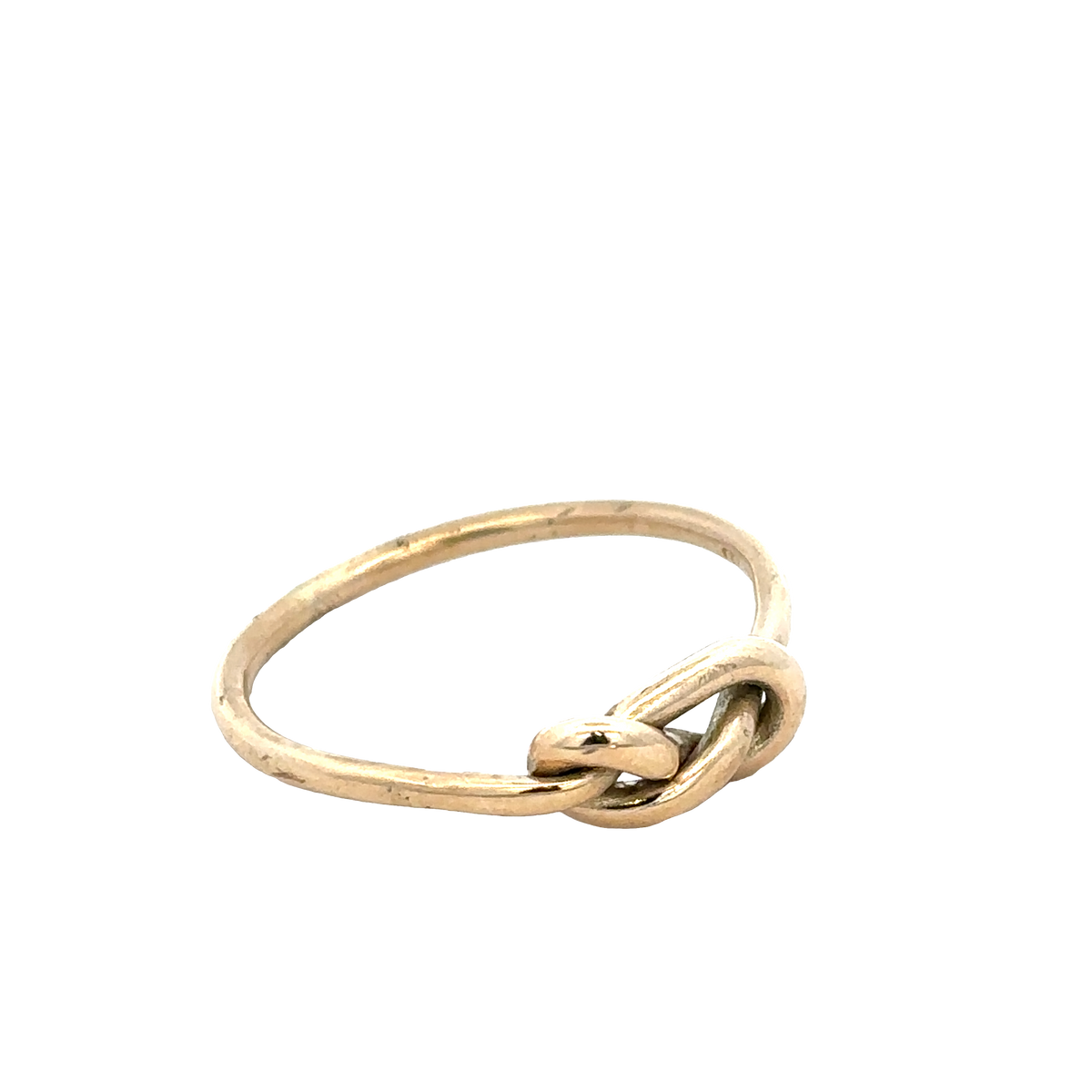 9ct yellow gold love knot ring size V1/2 (sh27936b)