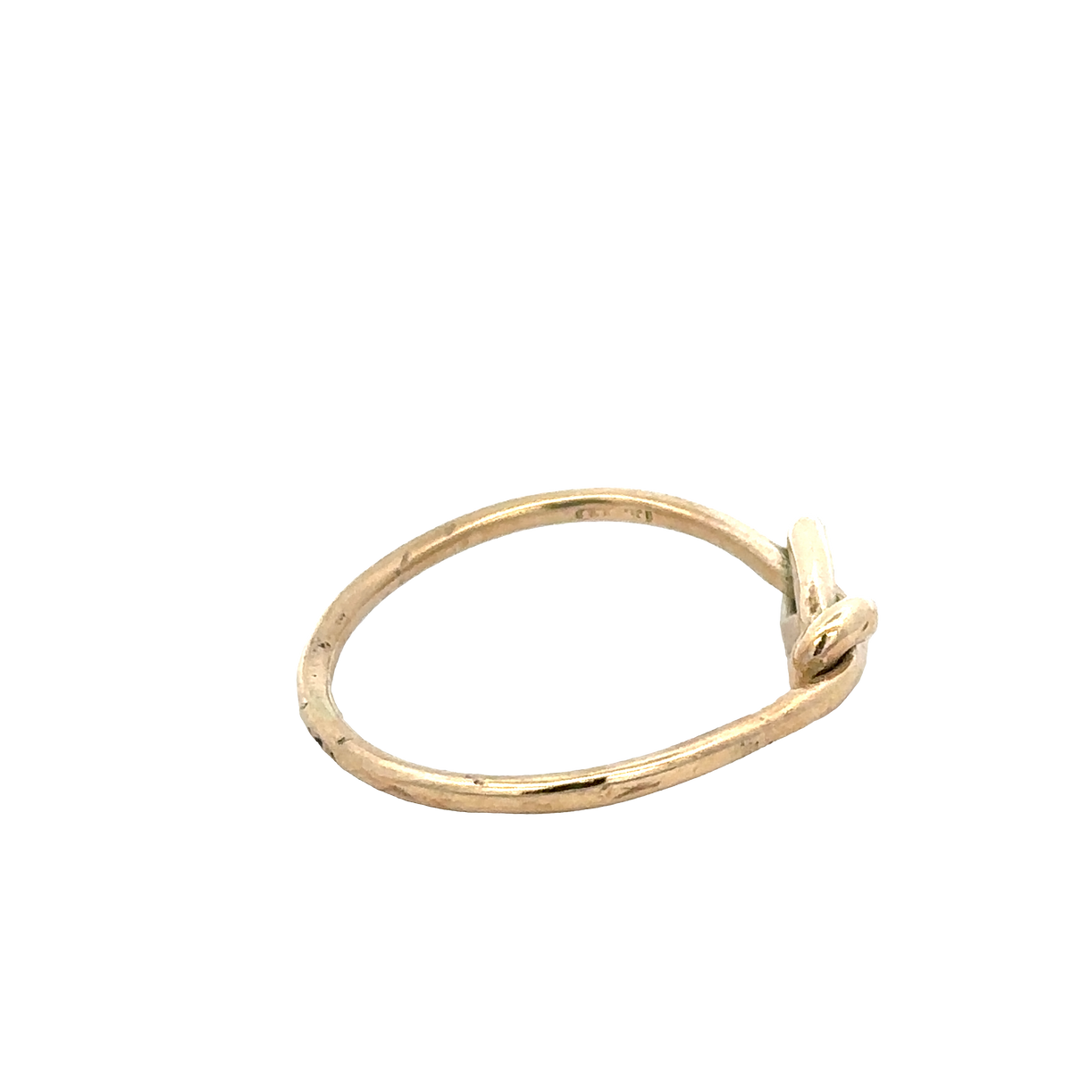 9ct yellow gold love knot ring size V1/2 (sh27936b)