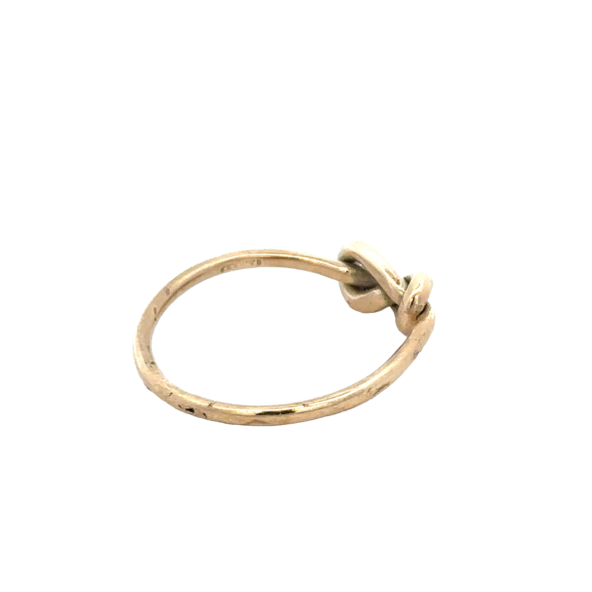 9ct yellow gold love knot ring size V1/2 (sh27936b)