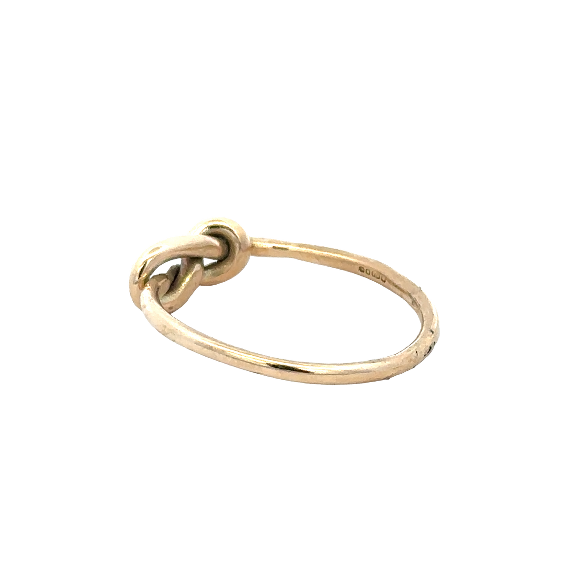 9ct yellow gold love knot ring size V1/2 (sh27936b)