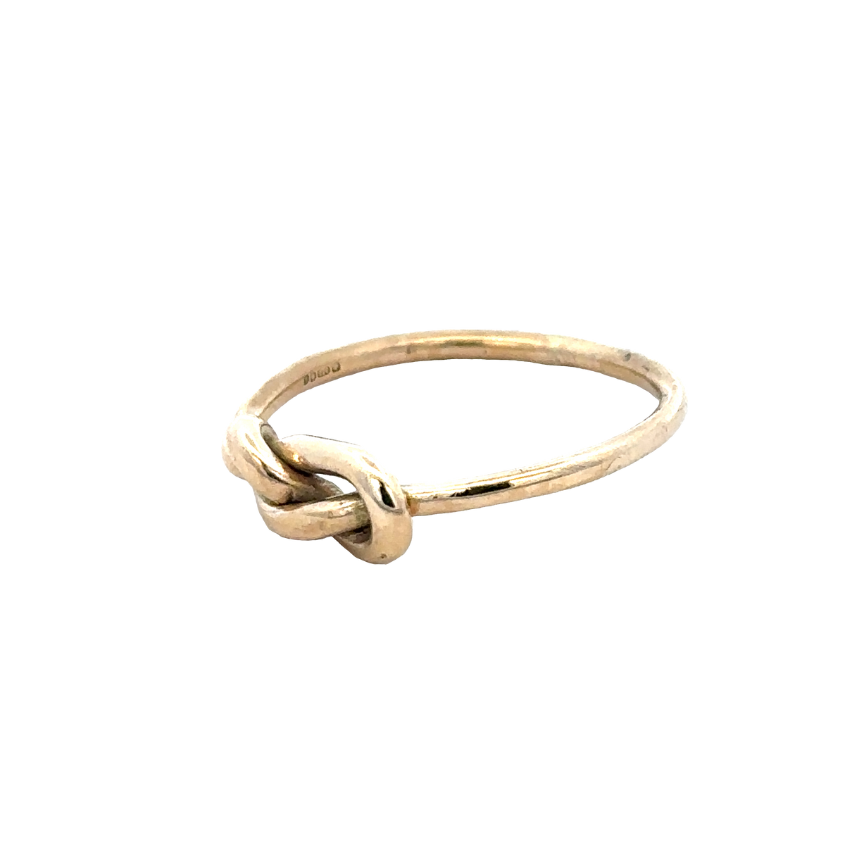 9ct yellow gold love knot ring size V1/2 (sh27936b)