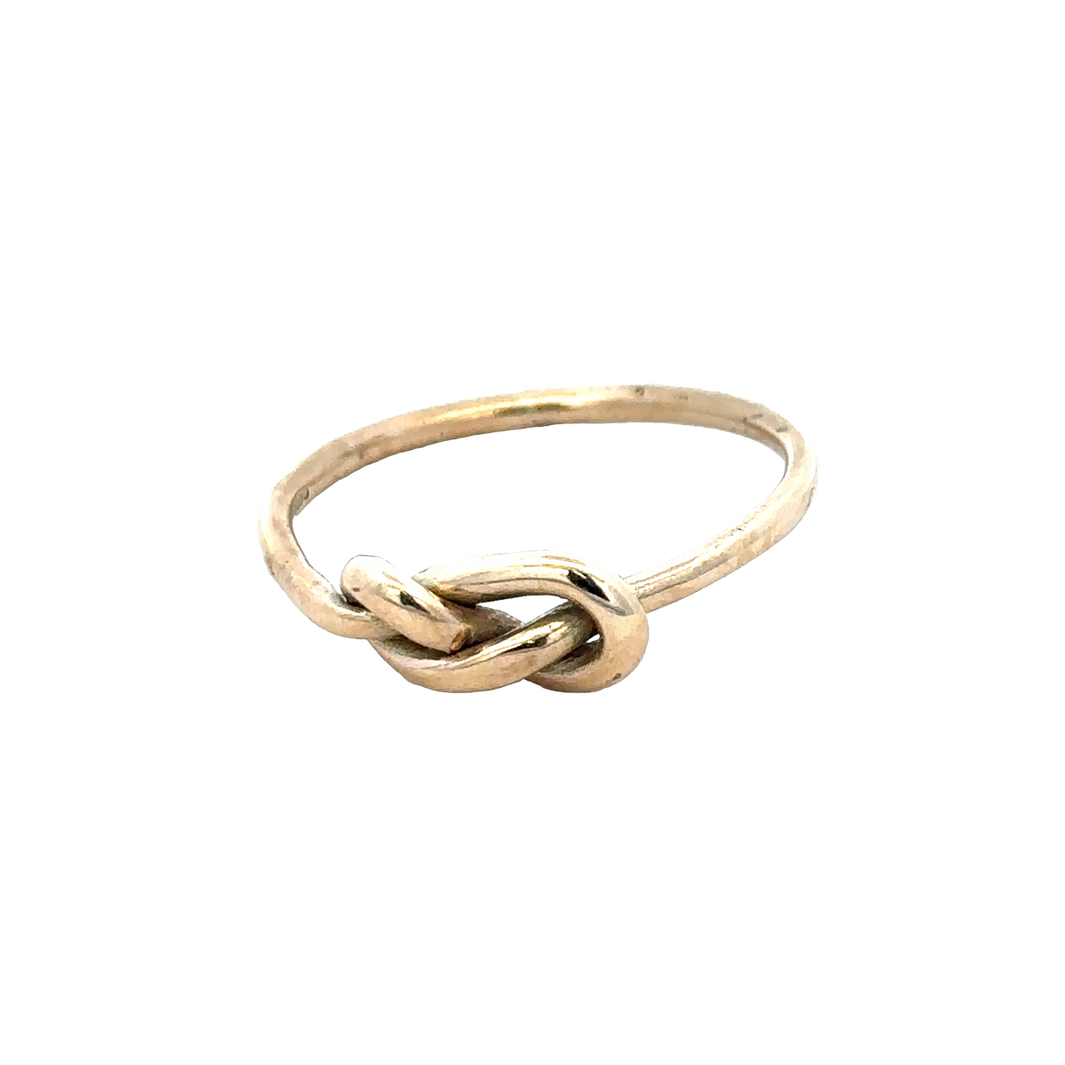 9ct yellow gold love knot ring size V1/2 (sh27936b)