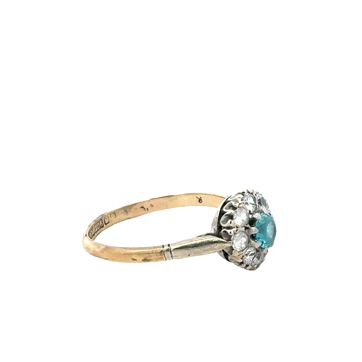 9ct yellow gold ring size P1/2 (sh27961b)