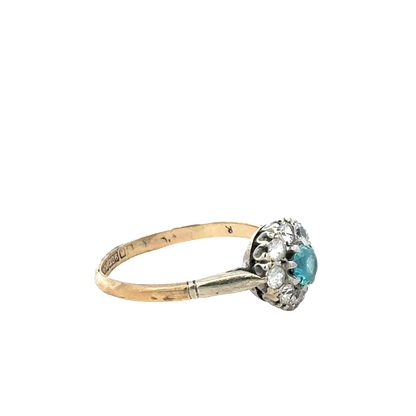 9ct yellow gold ring size P1/2 (sh27961b)