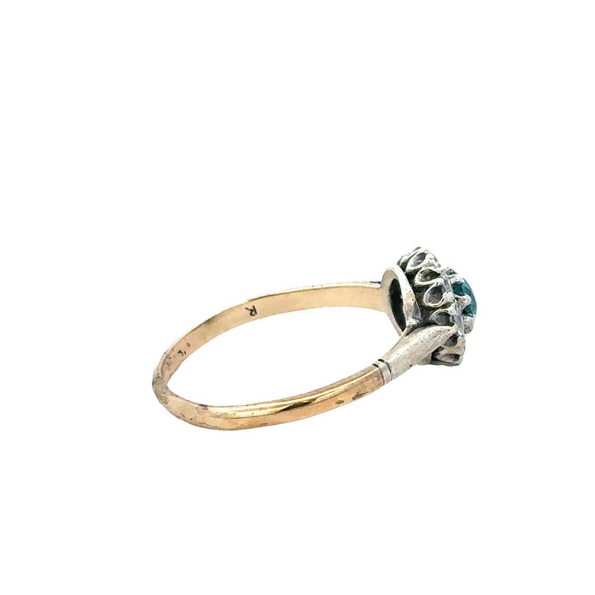 9ct yellow gold ring size P1/2 (sh27961b)
