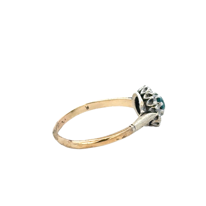 9ct yellow gold ring size P1/2 (sh27961b)