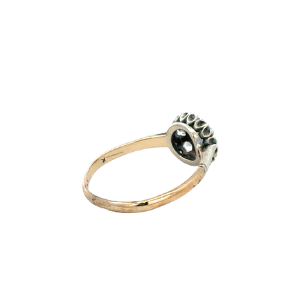9ct yellow gold ring size P1/2 (sh27961b)