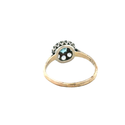 9ct yellow gold ring size P1/2 (sh27961b)
