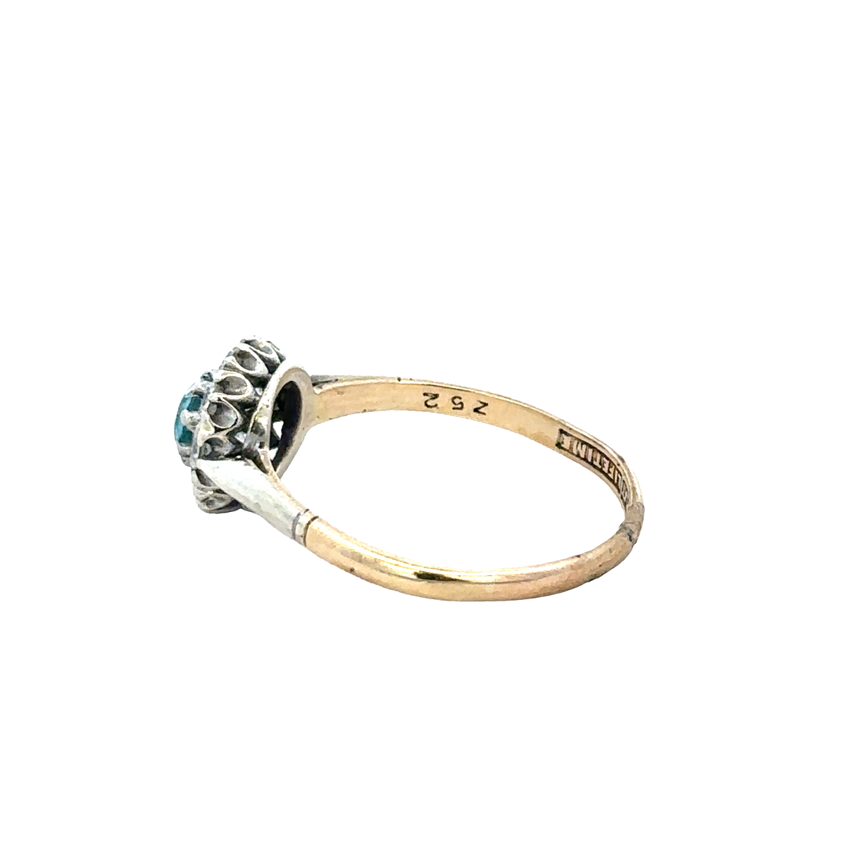 9ct yellow gold ring size P1/2 (sh27961b)