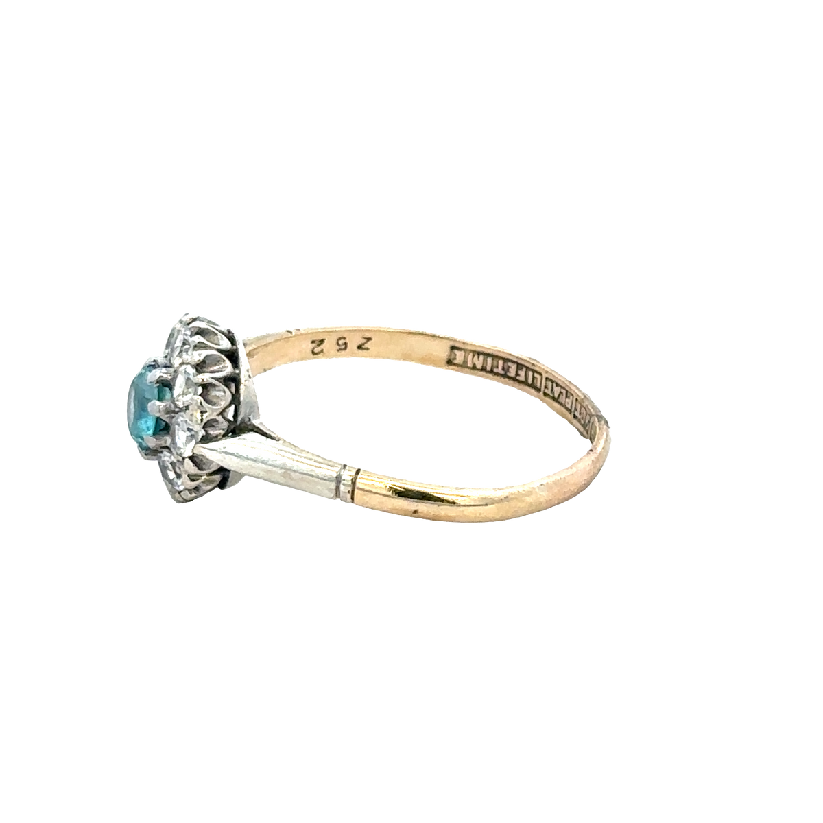 9ct yellow gold ring size P1/2 (sh27961b)