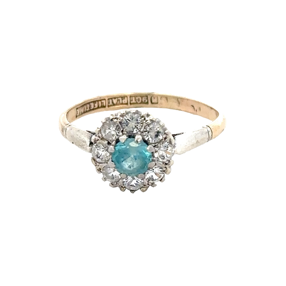 9ct yellow gold ring size P1/2 (sh27961b)