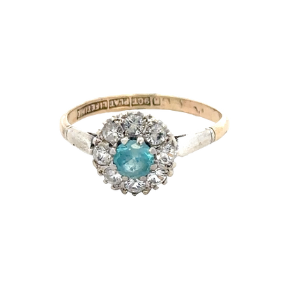 9ct yellow gold ring size P1/2 (sh27961b)