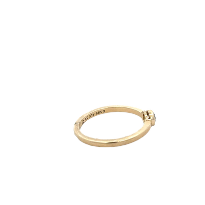 14ct yellow gold ring size L (bb1985l)