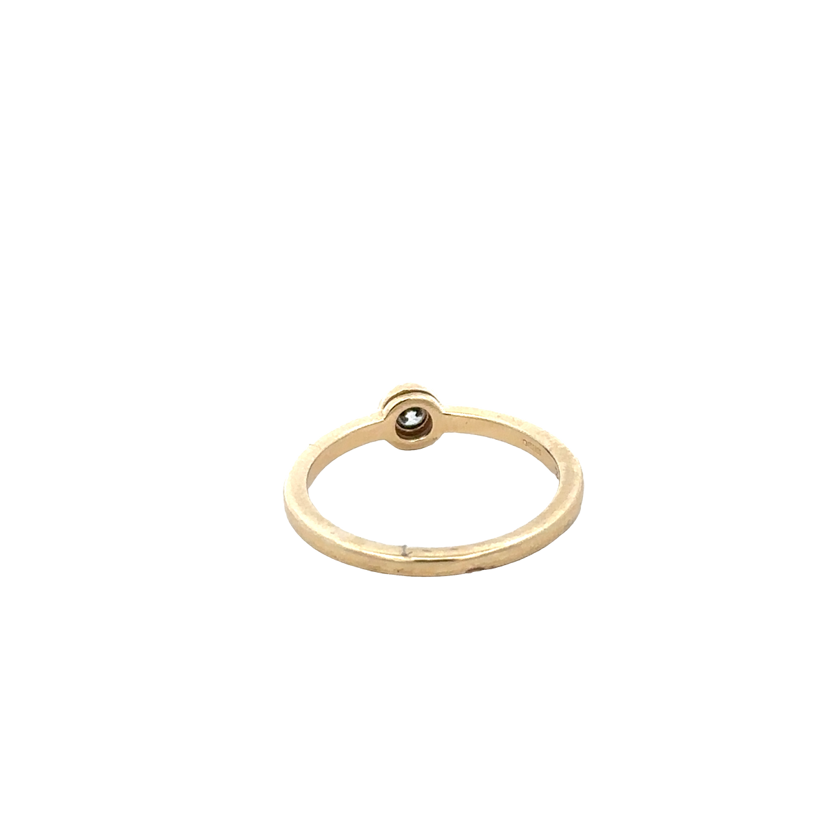 14ct yellow gold ring size L (bb1985l)