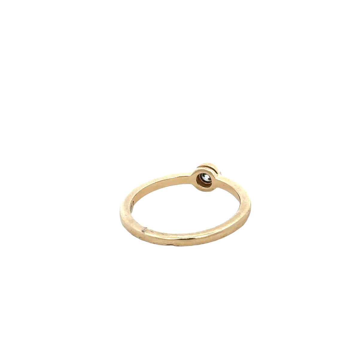 14ct yellow gold ring size L (bb1985l)