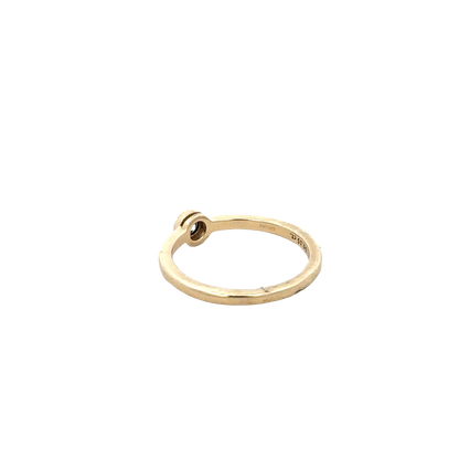 14ct yellow gold ring size L (bb1985l)