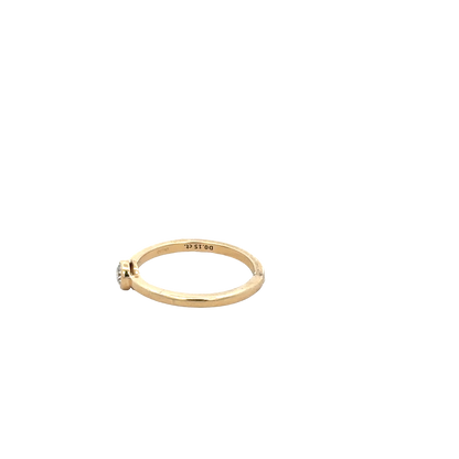 14ct yellow gold ring size L (bb1985l)