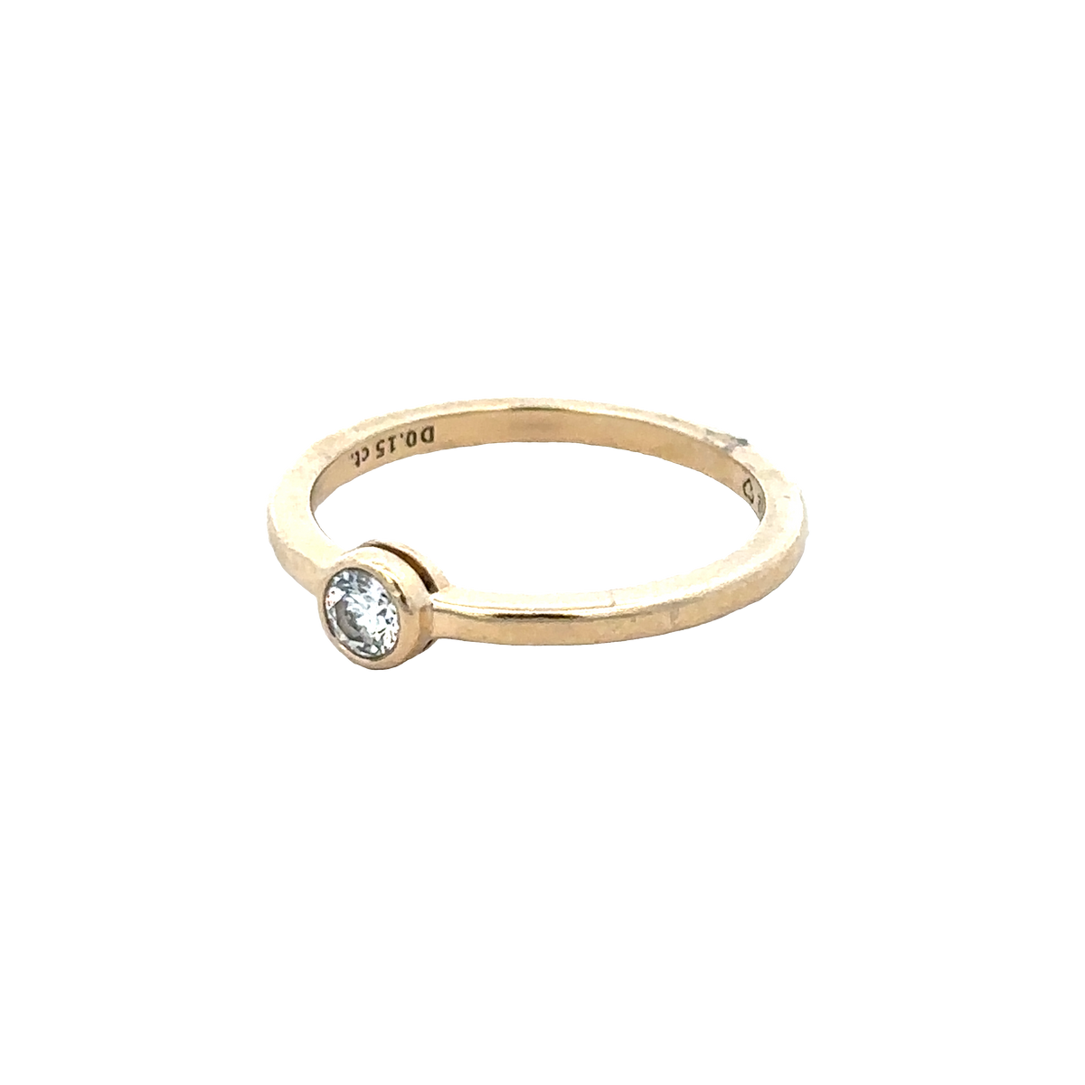 14ct yellow gold ring size L (bb1985l)