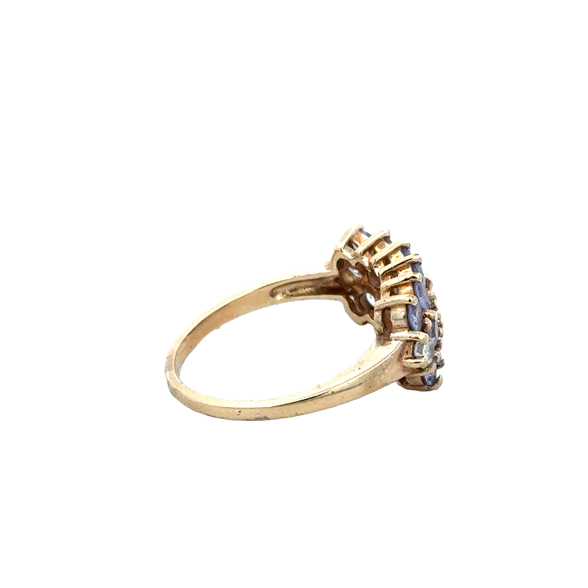 9ct yellow gold ring size Q (sh27958b)