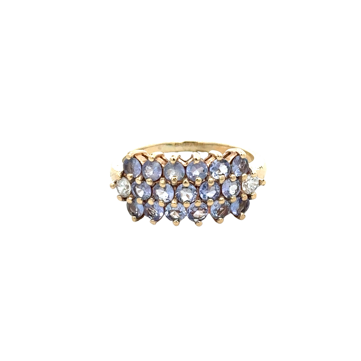 9ct yellow gold ring size Q (sh27958b)
