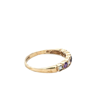 9ct yellow gold ring size P1/2 (sh27665b)