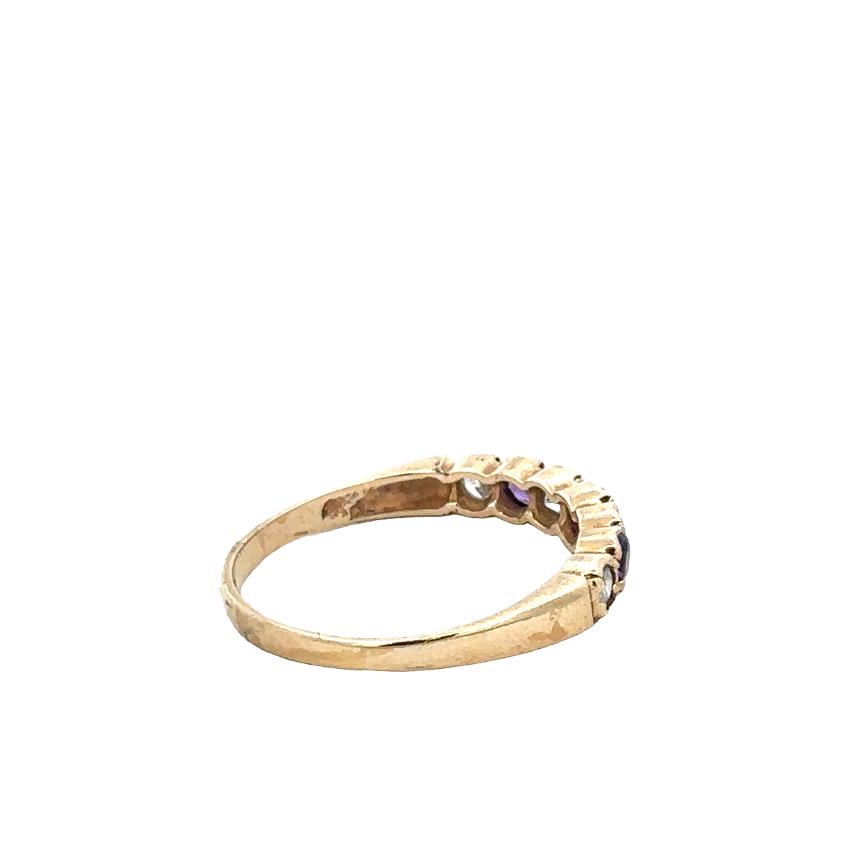 9ct yellow gold ring size P1/2 (sh27665b)