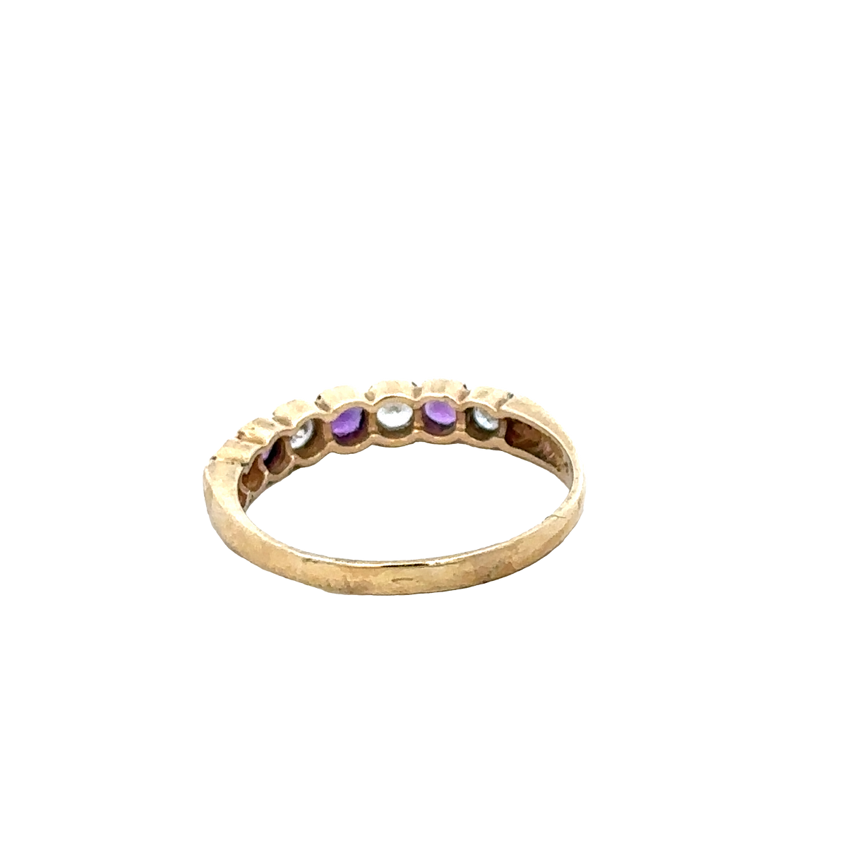 9ct yellow gold ring size P1/2 (sh27665b)