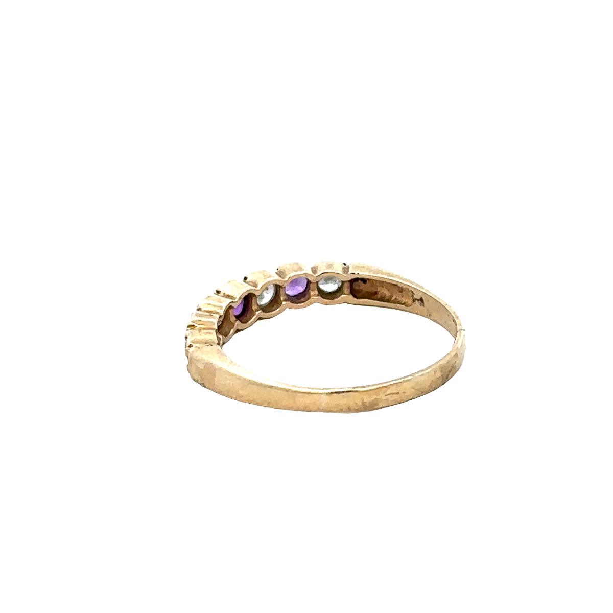 9ct yellow gold ring size P1/2 (sh27665b)