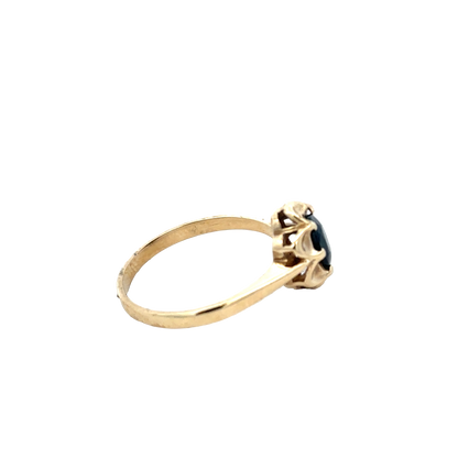 9ct yellow gold ring size P1/2 (sh25877l)
