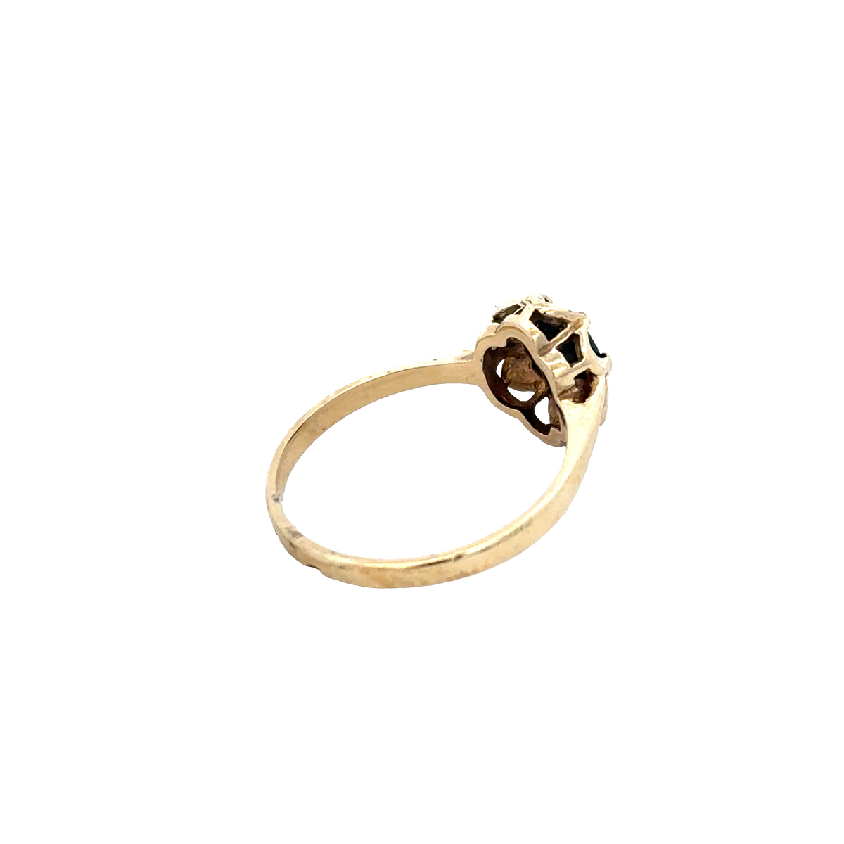 9ct yellow gold ring size P1/2 (sh25877l)