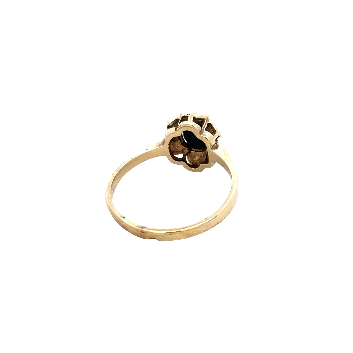 9ct yellow gold ring size P1/2 (sh25877l)