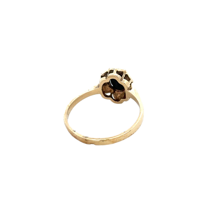 9ct yellow gold ring size P1/2 (sh25877l)