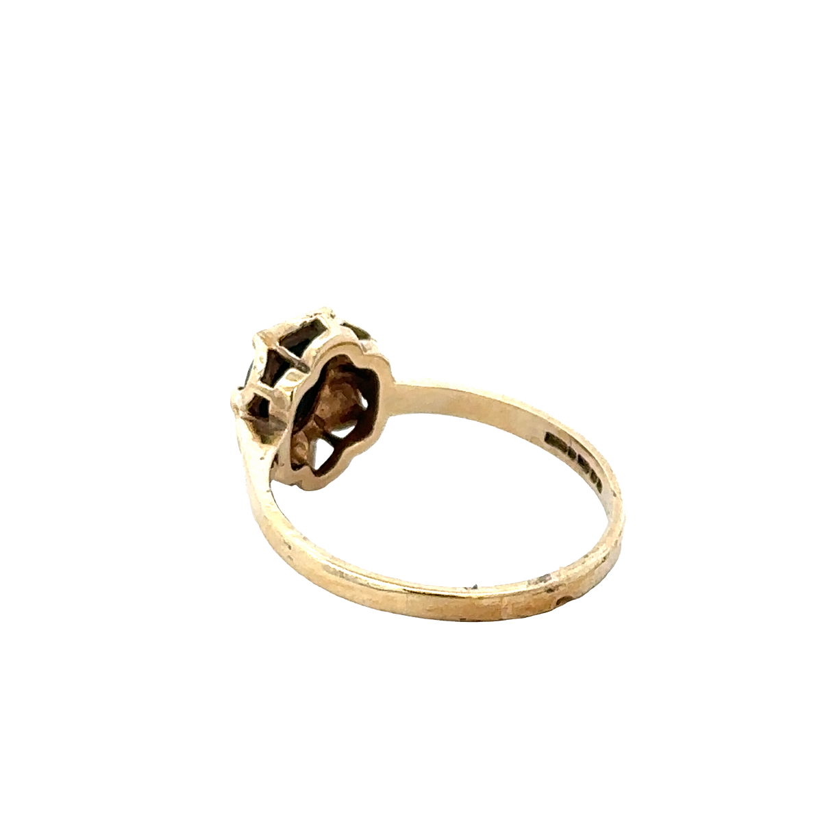 9ct yellow gold ring size P1/2 (sh25877l)