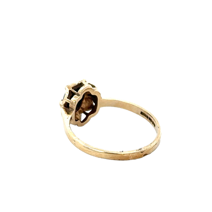 9ct yellow gold ring size P1/2 (sh25877l)