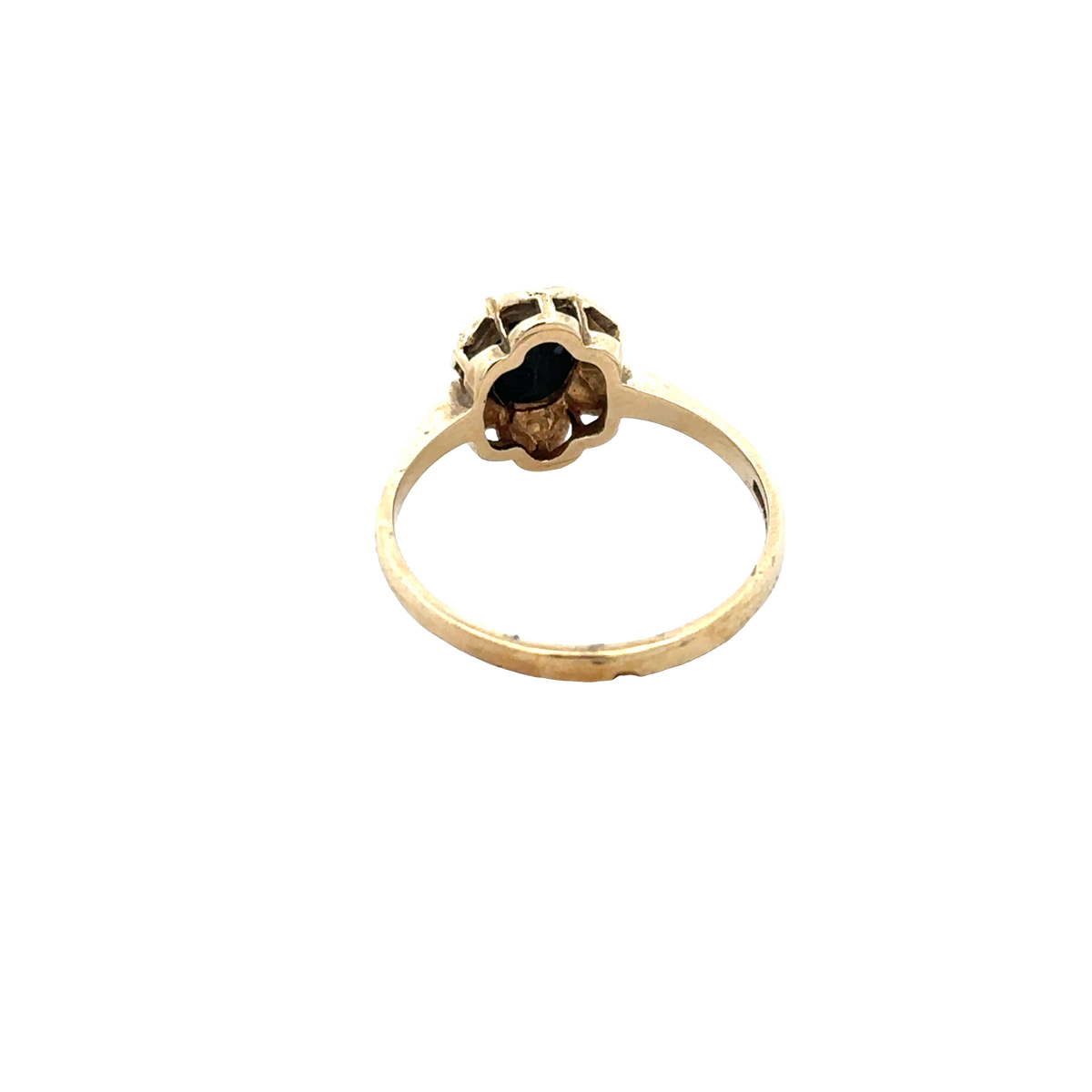 9ct yellow gold ring size P1/2 (sh25877l)
