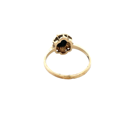 9ct yellow gold ring size P1/2 (sh25877l)